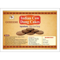 Indian Desi Cow Dung Cakes